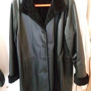 LG Beautiful Blk Leather Jacket